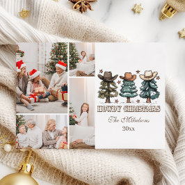 Cartão De Festividades  Western Howdy Christmas 4 photo