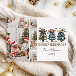 Cartão De Festividades  Western Howdy Christmas 5 photo