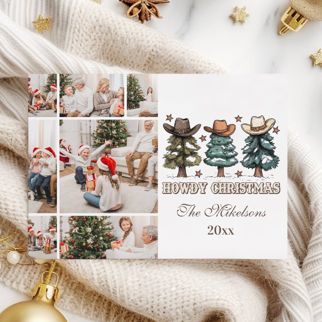 Cartão De Festividades  Western Howdy Christmas 7 photo (Criador carregado)