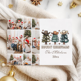 Cartão De Festividades  Western Howdy Christmas 9 photo