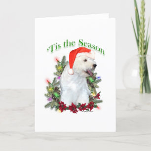 Cartão De Festividades Westie 'Tis the Season