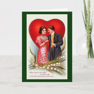 Cartão De Festividades When Lilies of the Valley Cast Their Spell