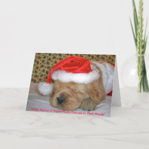 Cartão De Festividades "While Visions of Sugar-Plums Danced in Their ...