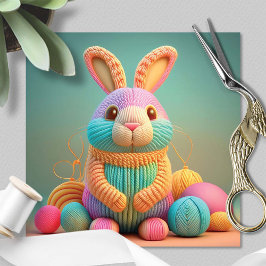 Cartão De Festividades Whimsical Cute Bunny Easter