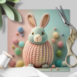 Cartão De Festividades Whimsical Cute Bunny Easter