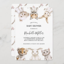Whimsical Pajama Parade: Baby Shower Invitation