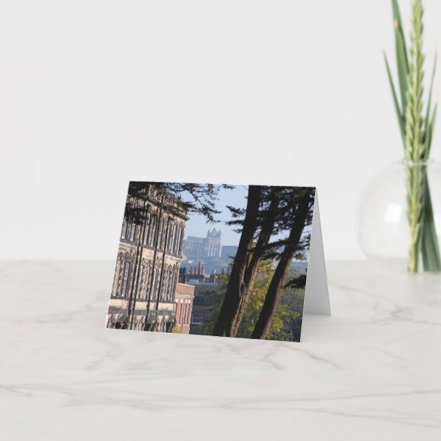 Cartão De Festividades Whitby Abbey, North Yorkshire (Frente)