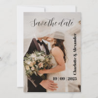 White Photographics Save the Date Virtual Invitati