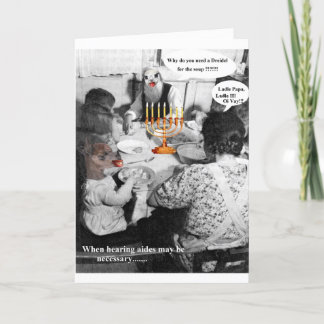 Cartão De Festividades Why do you need a dreidel for the soup? Ladle papa