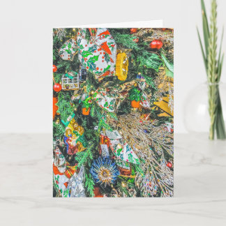 Cartão De Festividades Wicker Reindeer Christmas Card