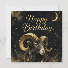 Cartão De Festividades Widder Happy Birthday Sternzeichen Design