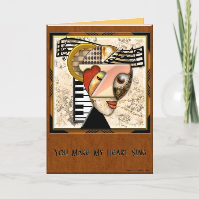 Cartão De Festividades Wild Thing (Frente)