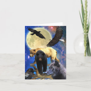 Cartão De Festividades WILDERNESS CITIZENS Wildlife Supporter Poem