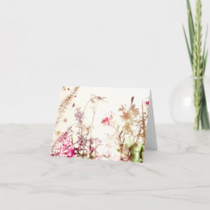 Cartão De Festividades Wildflower Note Card