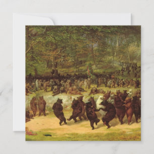 Cartão De Festividades William Holbrook Beard - A dança do urso