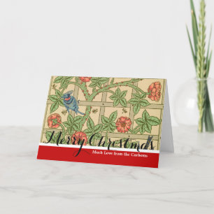 Cartão De Festividades William Morris Trellis Inglês Design