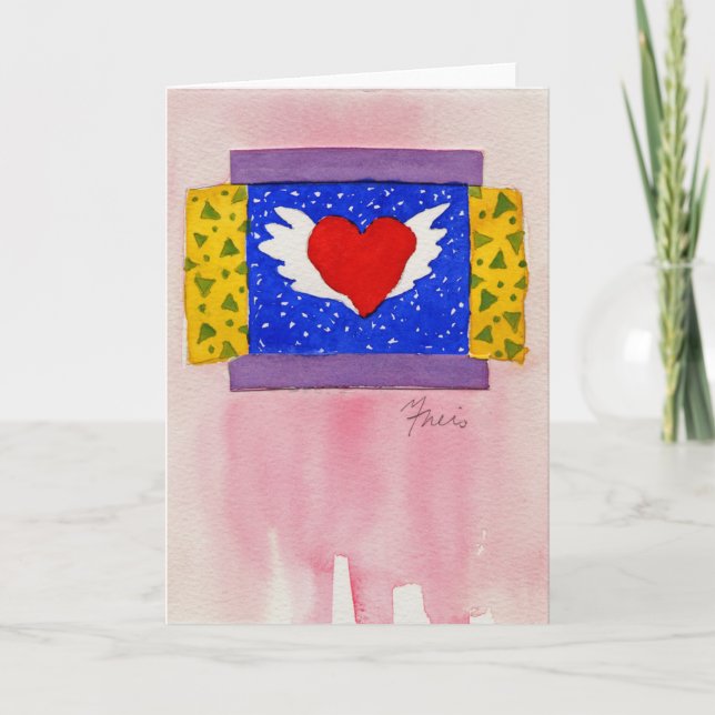 Cartão De Festividades Wings of Desire (Frente)