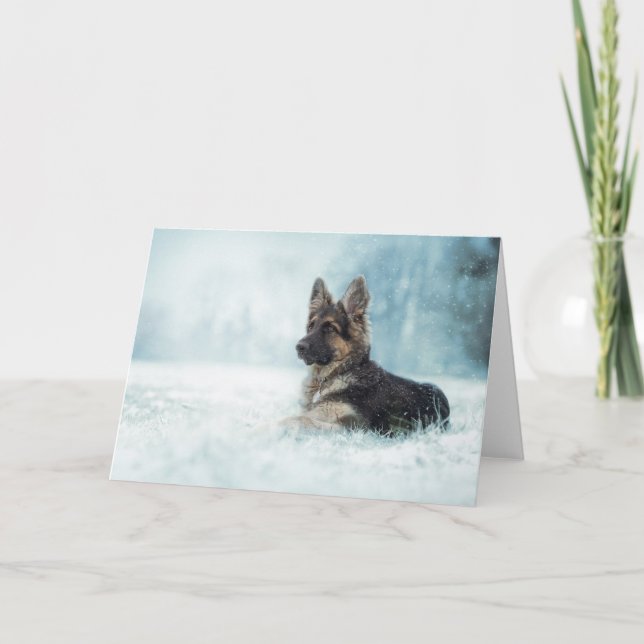 Cartão De Festividades Winter (Frente)