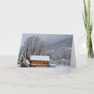 Cartão De Festividades Winter Barn Holiday Card