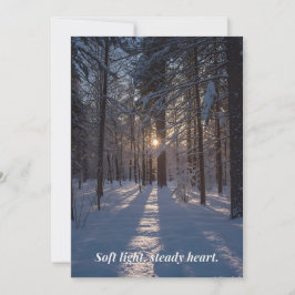 Cartão De Festividades Winter Card