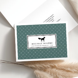 Cartão De Festividades Winter Fox | Corporate Holiday