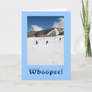 Cartão De Festividades Winter Holiday Adventure Card