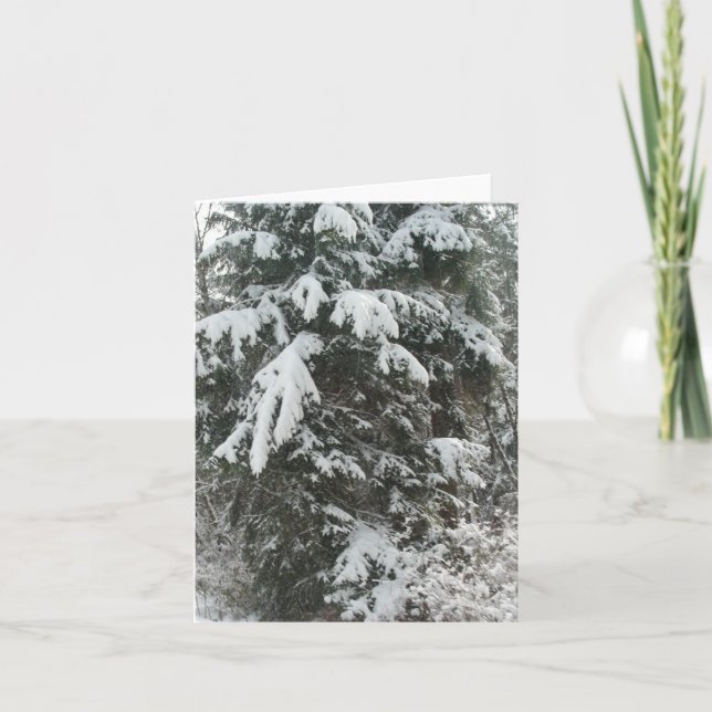 Cartão De Festividades Winter Journey (Frente)