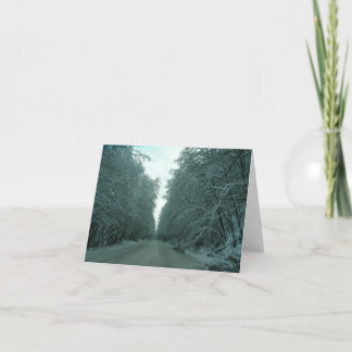 Cartão De Festividades Winter Journey