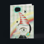 Cartão De Festividades Winter North pole Penguin Card<br><div class="desc">http://www.facebook.com/pages/Rupydetequila/75204538377</div>