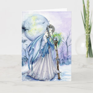 Cartão De Festividades Winter Queen Greeting Card