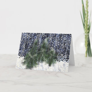 Cartão De Festividades Winter Scene