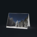 Cartão De Festividades Winter Sky custom text greeting card<br><div class="desc">See my store for more items with this image.</div>