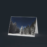 Cartão De Festividades Winter Sky custom text greeting card<br><div class="desc">See my store for more items with this image.</div>