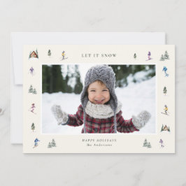 Cartão De Festividades WINTER SLOPES Photo