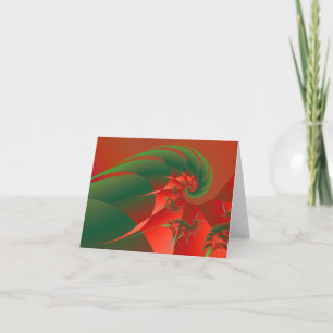 Cartão De Festividades Winter Solstice Cool Abstract Fine Art Fractal