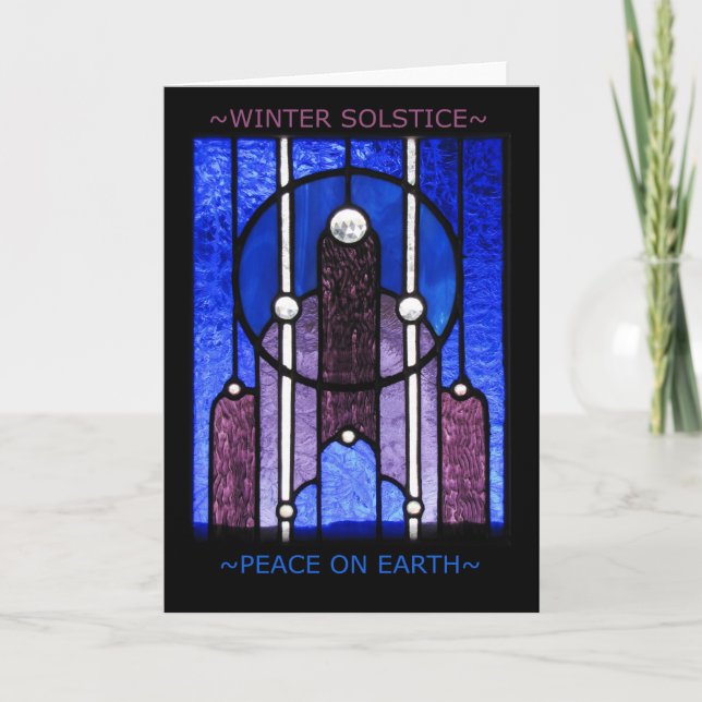 Cartão De Festividades Winter Solstice Greeting Card (Frente)