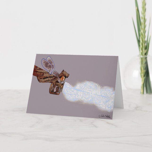 Cartão De Festividades Winter Tuba Card (Frente)