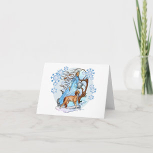 Cartão De Festividades Winter Walk Note Card