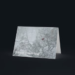 Cartão De Festividades Winter Wonderland<br><div class="desc">Walking in a Winter Wonderland!  And in the thick of it all,  an inspiring image of a beautiful Cardinal.  The promise of renewal for the coming year.</div>