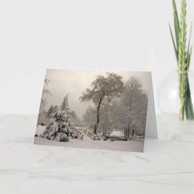 Cartão De Festividades Winter Wonderland Cards Seasons Greetings Cards (Frente)