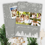 Cartão De Festividades Winter Wonderland Snowflakes Foto de feriados feli<br><div class="desc">Concebido por gordura*fa*estanho. Fácil de personalizar com seu próprio texto,  foto ou imagem. Para pedidos personalizados,  entre em contato direto com o . Aplicam-se taxas personalizadas. www.zazzle.com/fat_fa_tin www.zazzle.com/color_therapy www.zazzle.com/fatfatin_blue_knot www.zazzle.com/fatfatin_red_knot www.zazzle.com/fatfatin_mini_me www.zazzle.com/fatfatin_design www.zazzle.com/fatfatin_ink</div>