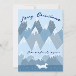 Cartão De Festividades Wintery Christmas card
