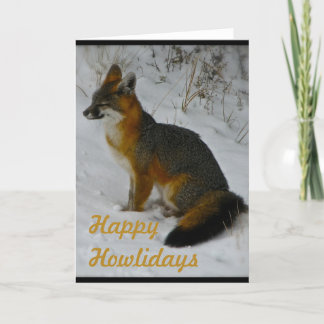 Cartão De Festividades Wintery Wildlife Card
