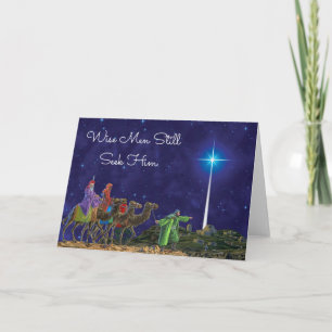 Cartão De Festividades Wise men still seek him