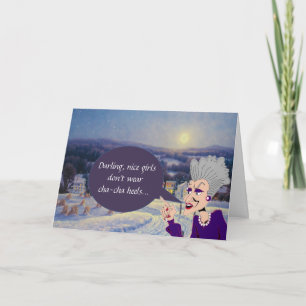 Cartão De Festividades Wise Old Woman Holiday Greeting #3 (2015)