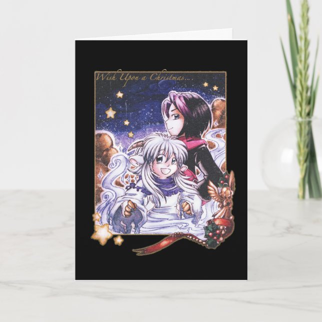 Cartão De Festividades Wish Upon a Christmas (Frente)
