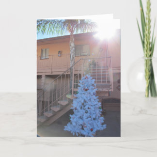 Cartão De Festividades Wishin você um Natal morno