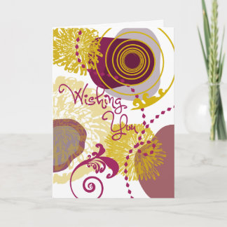 Cartão De Festividades Wishing You Holiday Card