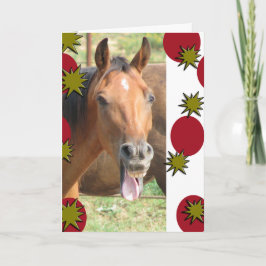 Cartão De Festividades Wishing you lots of laughs!