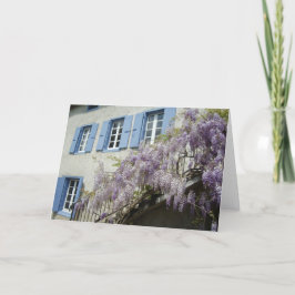 Cartão De Festividades Wisteria in Bloom